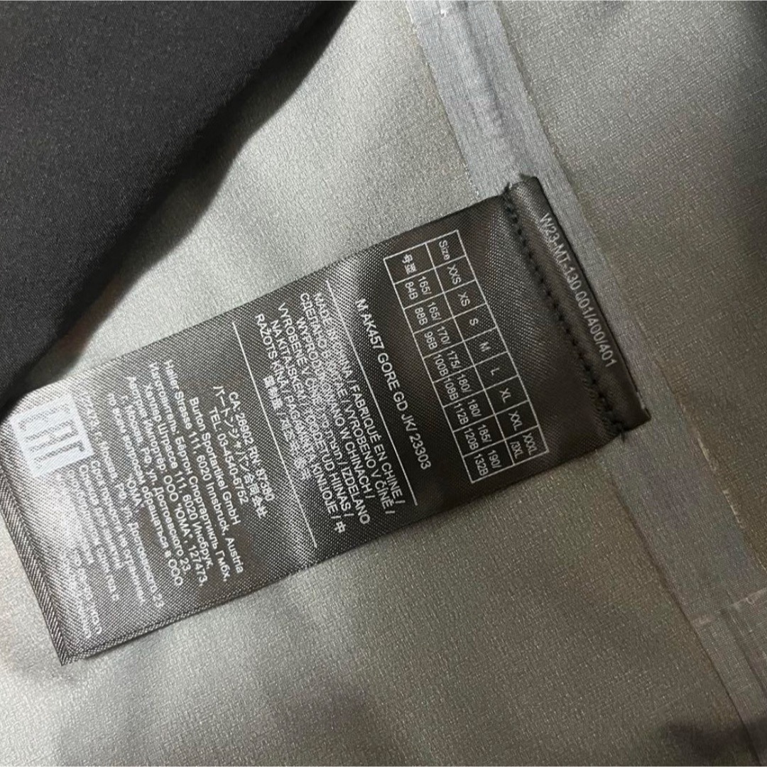 AK457 - 最高峰 AK457 BURTON AK ガイド true black バックロゴの通販