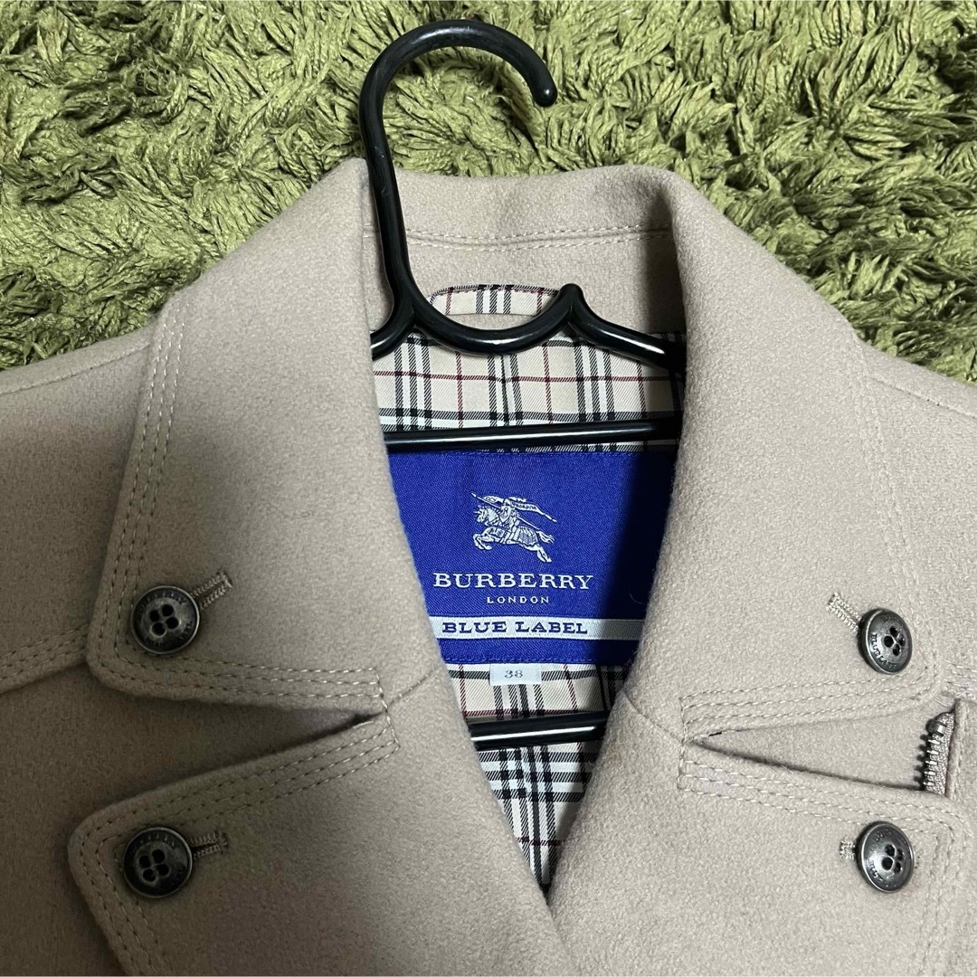 BURBERRY BLUE LABEL - バーバリー コート サイズ38 ベージュの通販 by