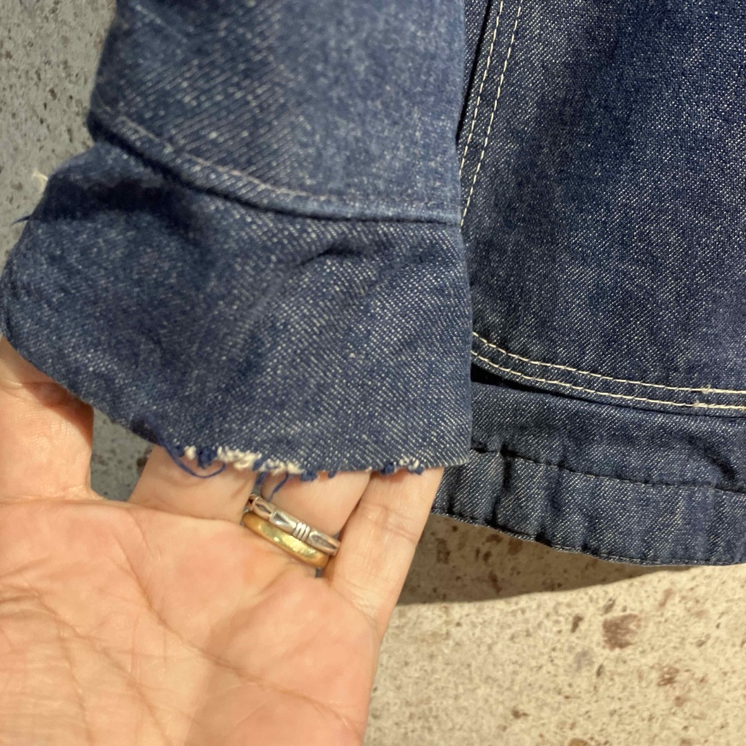 BLUE BLUE - 70s BLUE BELL デニムカバーオール ブランケット ブルー