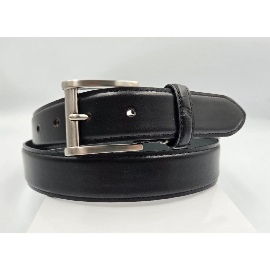 BURBERRY - 【BURBERRY】レザーベルト 黒 新品未使用 【B-91】の通販