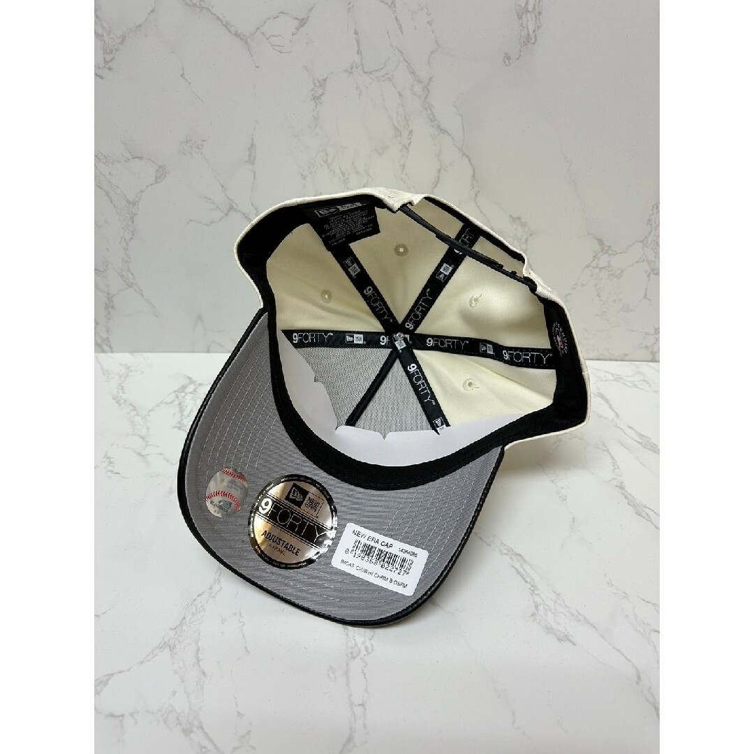 NEW ERA - Newera 9forty シカゴホワイトソックス レザーバイザー