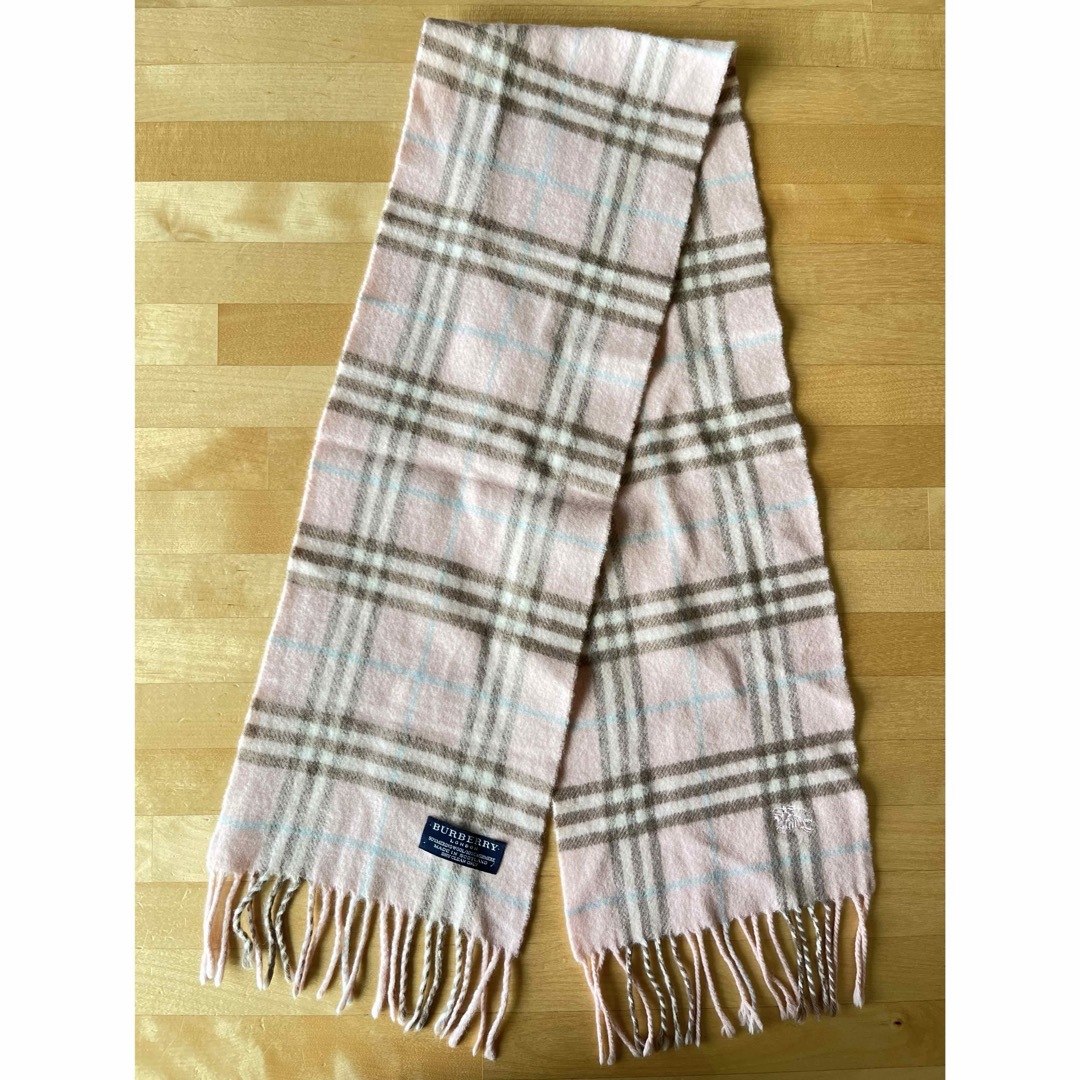 BURBERRY - お値下げしました！Burberry バーバリー マフラー ピンクの