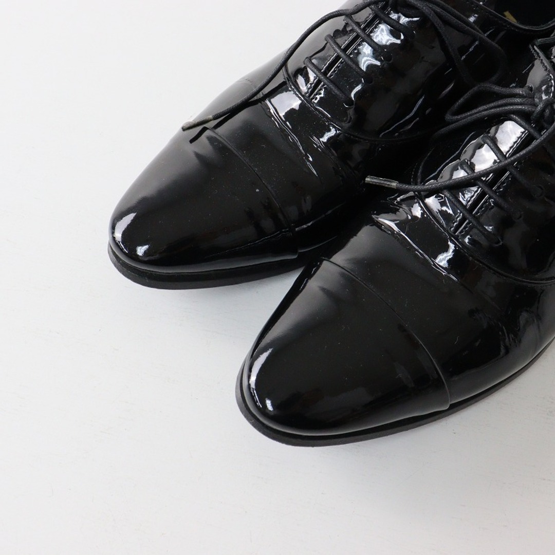 PRADA - イタリア製 プラダ PRADA エナメルレザー レースアップ ドレス