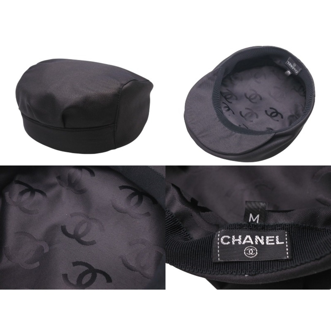 CHANEL - 新品未使用 CHANEL シャネル ロゴ ハンチング ブラック 帽子