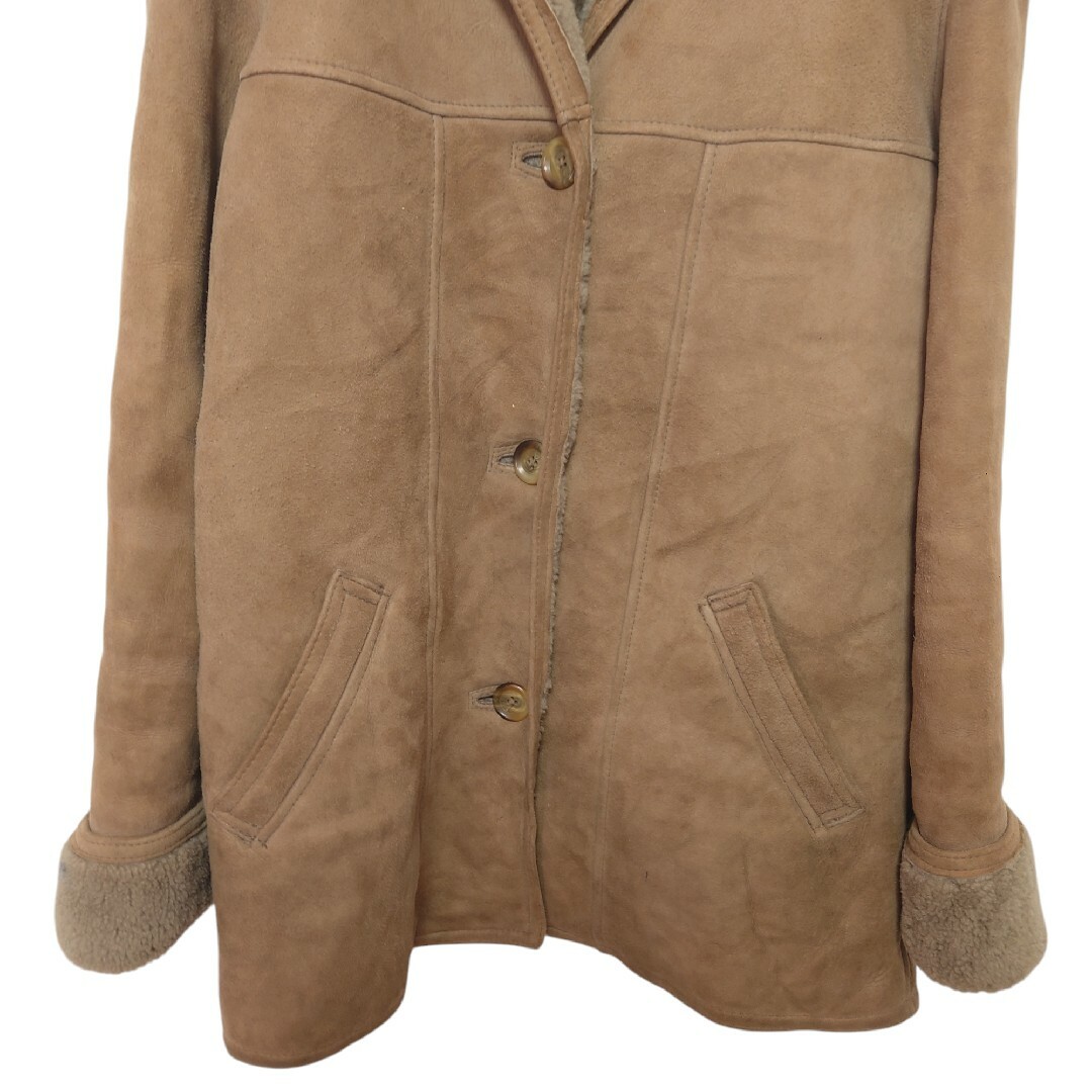 VINTAGE - 【Morlands】英国製 本革 ラムスキン ムートンコート A-2799