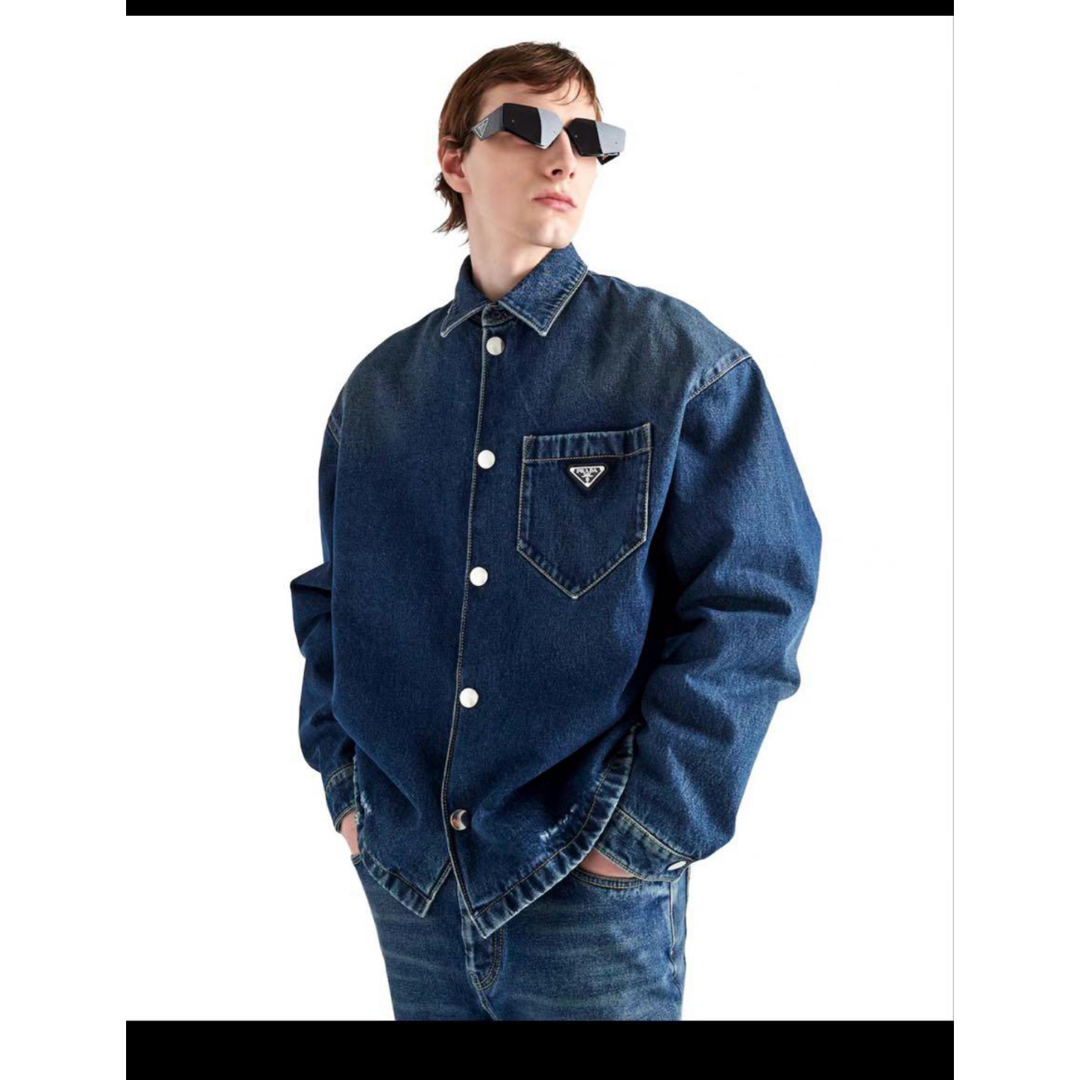 PRADA - ☆PRADA プラダ☆【藤ヶ谷太輔着用】パデッドデニムシャツの