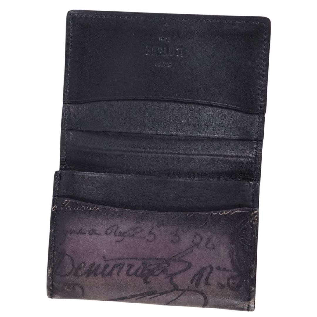 BERLUTI - ベルルッティ Berluti カードケース 名刺入れ カリグラフィ