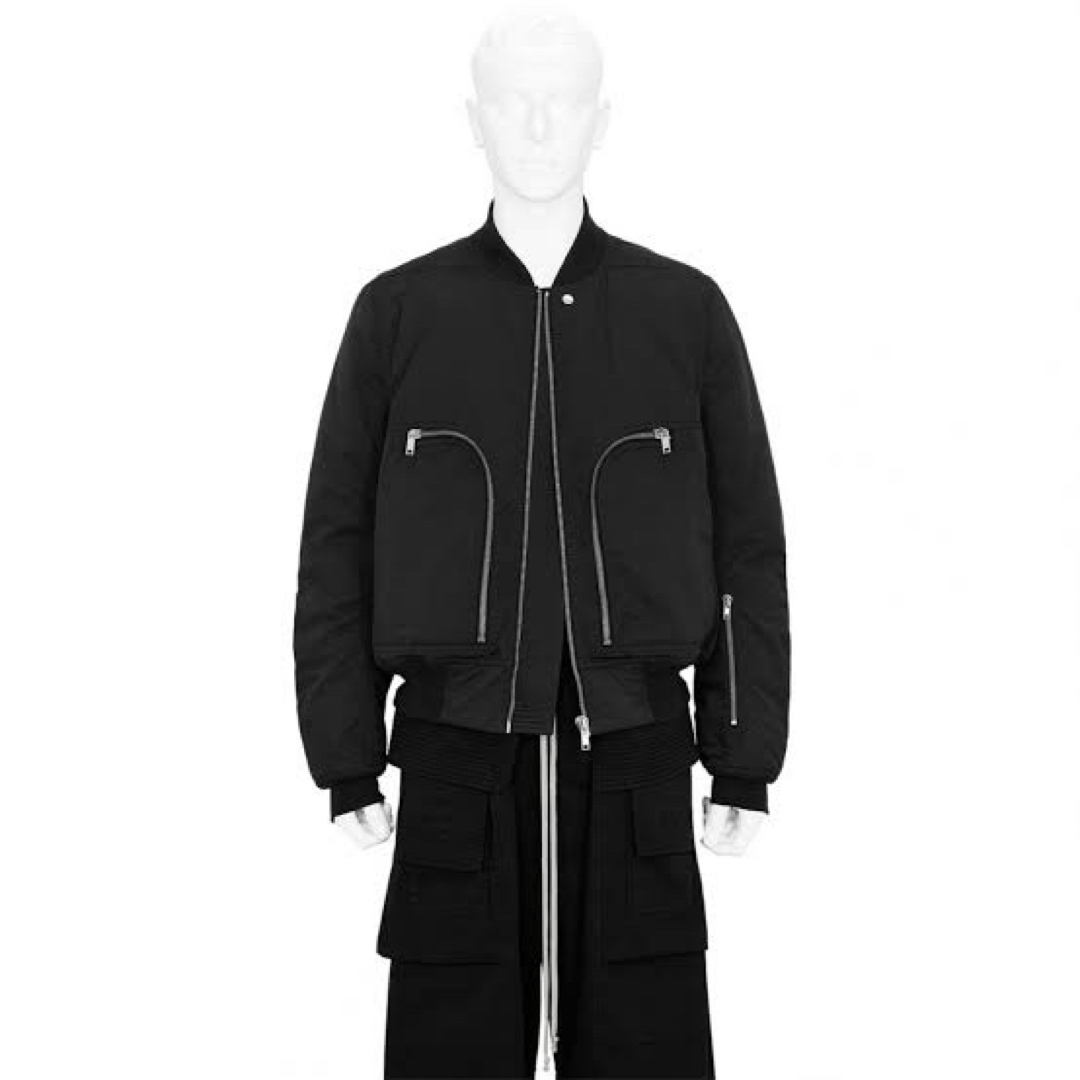Rick Owens - 美品 rick owens bauhaus ボンバージャケット zip ma-1の