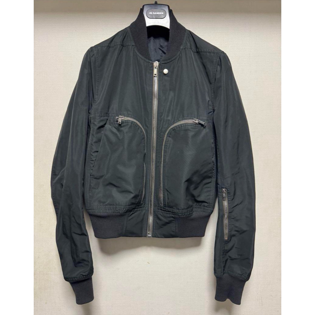 Rick Owens - 美品 rick owens bauhaus ボンバージャケット zip ma-1の