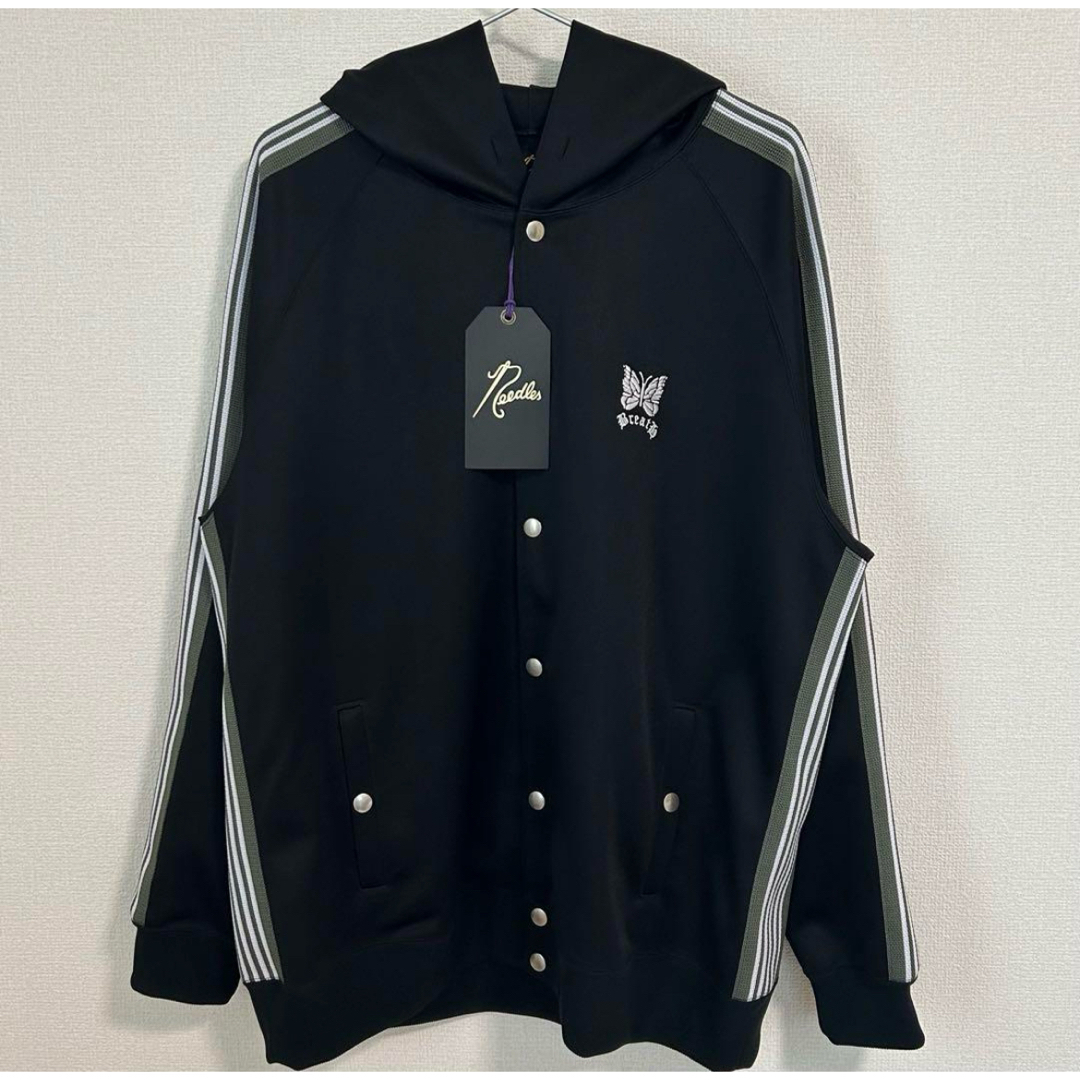 Needles - needles breath トラックフーディ BADHOP ブラック Lの通販