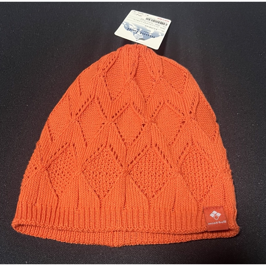 mont-bell ニット帽 オレンジ・ブラウン - mont-bell モンベ