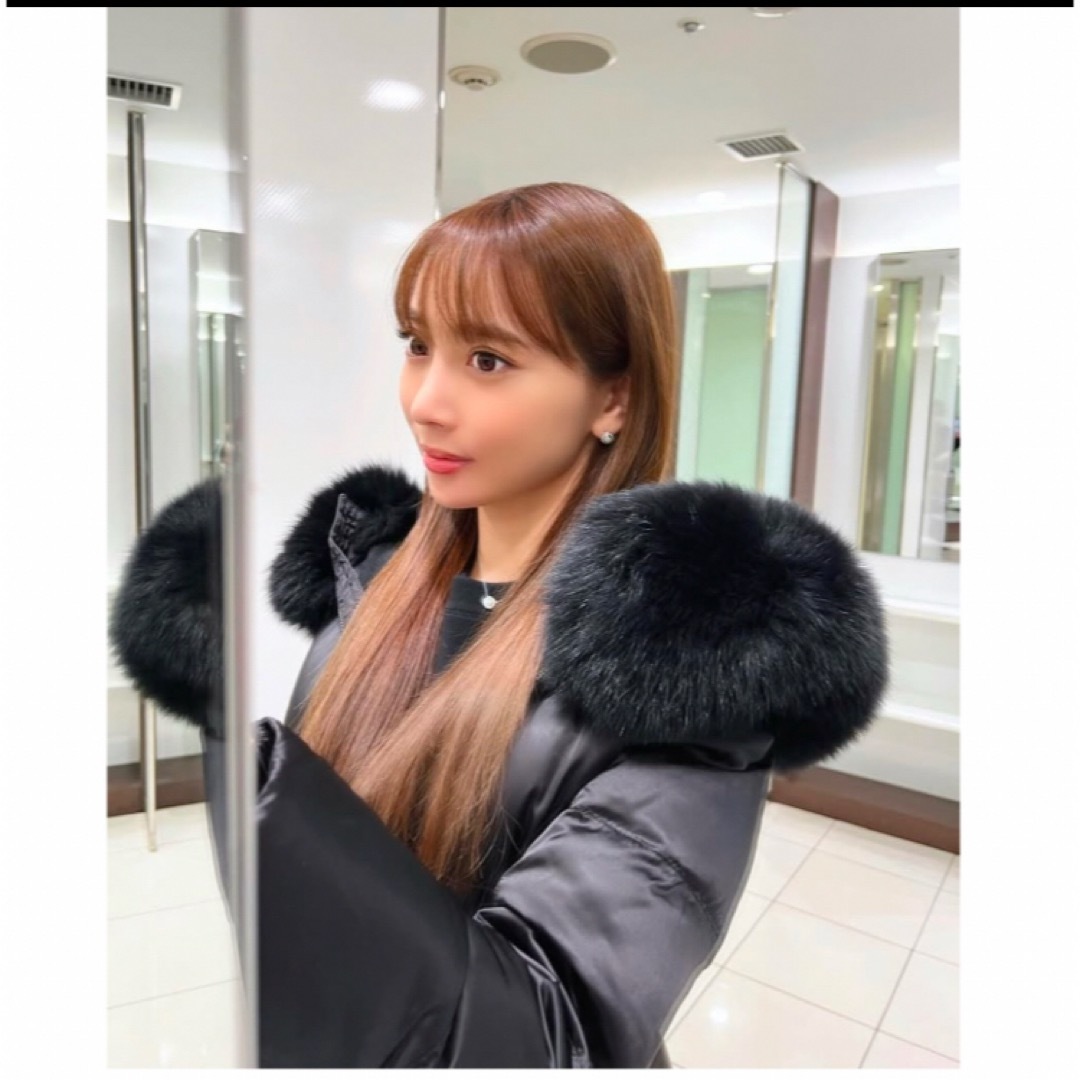 PRADA - 希少リアルファー 岡部あゆみさん着プラダダウンの通販 by