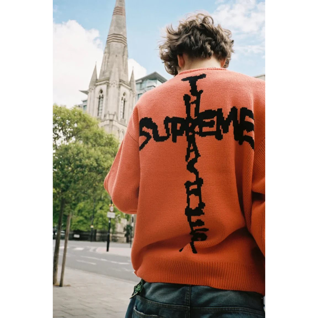 Supreme - Supreme Thrasher Sweater Orange Mの通販 by みかん's shop