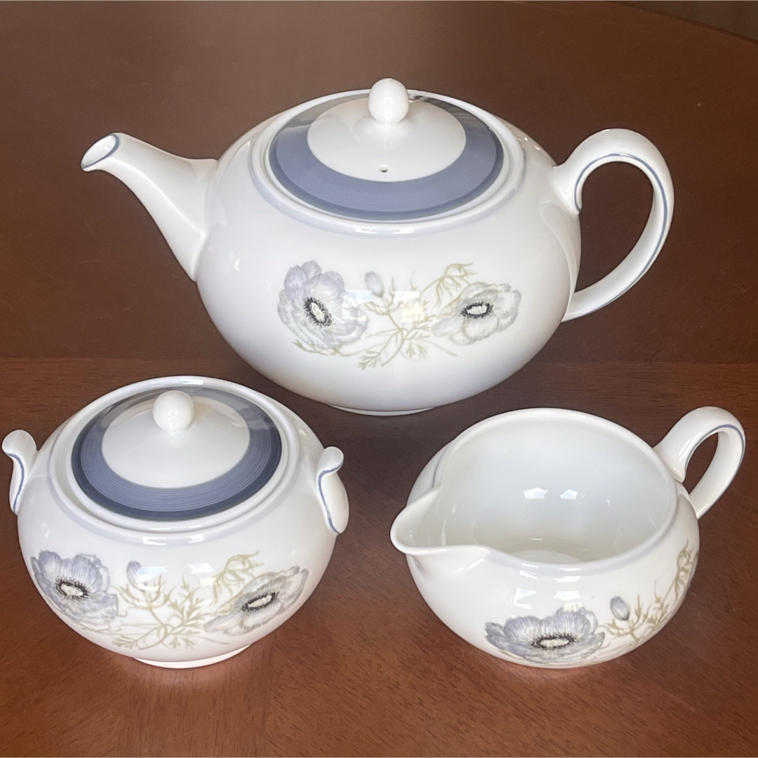 WEDGWOOD - 【黒壺美品】ウェッジウッド☆グレンミスト☆ティーポット