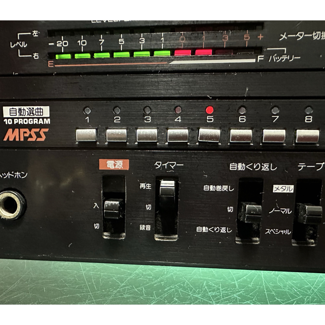 SHARP - 整備品ラジカセ昭和レトロ DIATONE JR-911三菱電機 ダイヤ