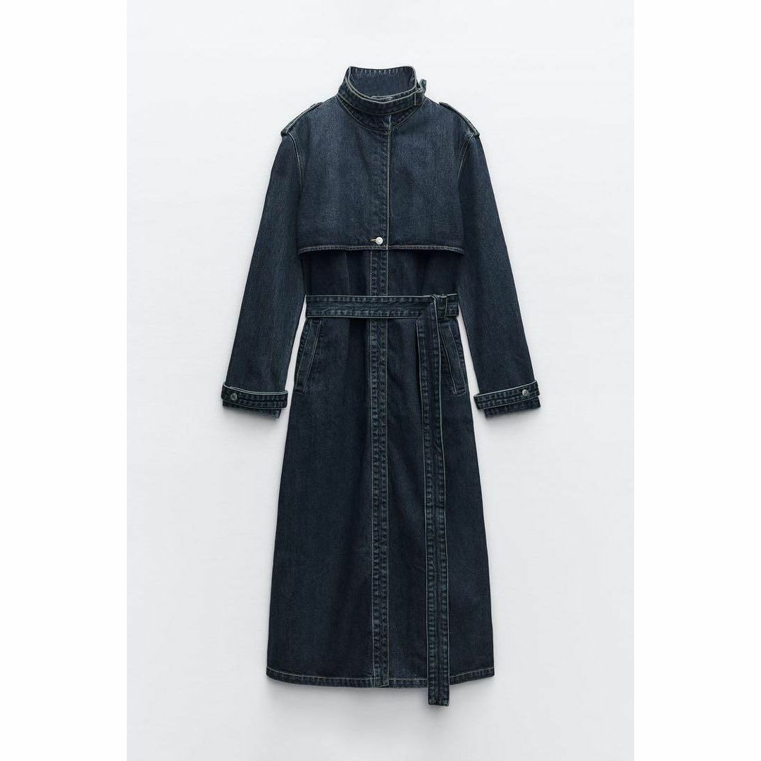 ZARA - ZARA TRF デニム ロングコート Sの通販 by sea ​​blue｜ザラ