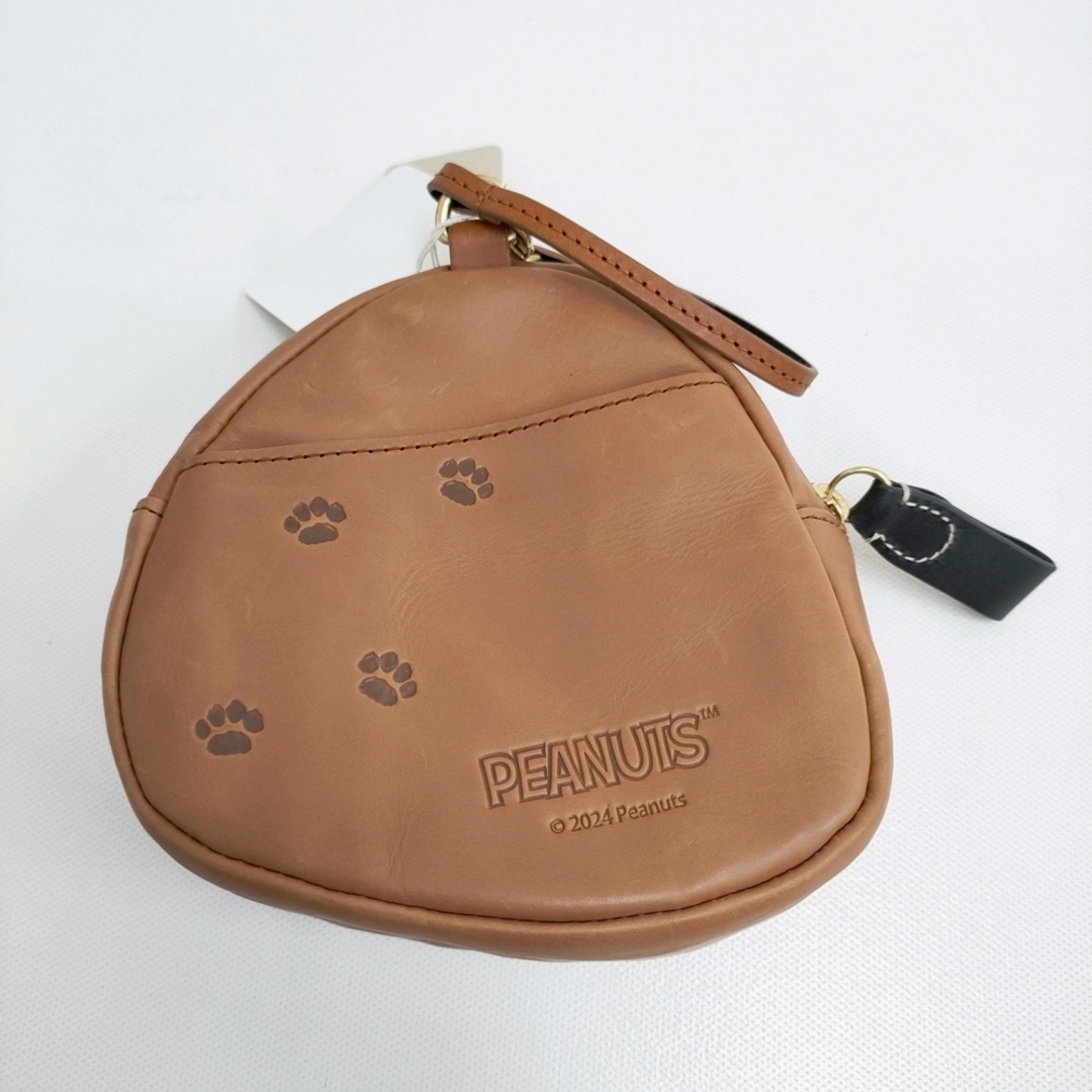 genten - genten 未使用品 46123 PEANUTS スヌーピー レザー 定価22000