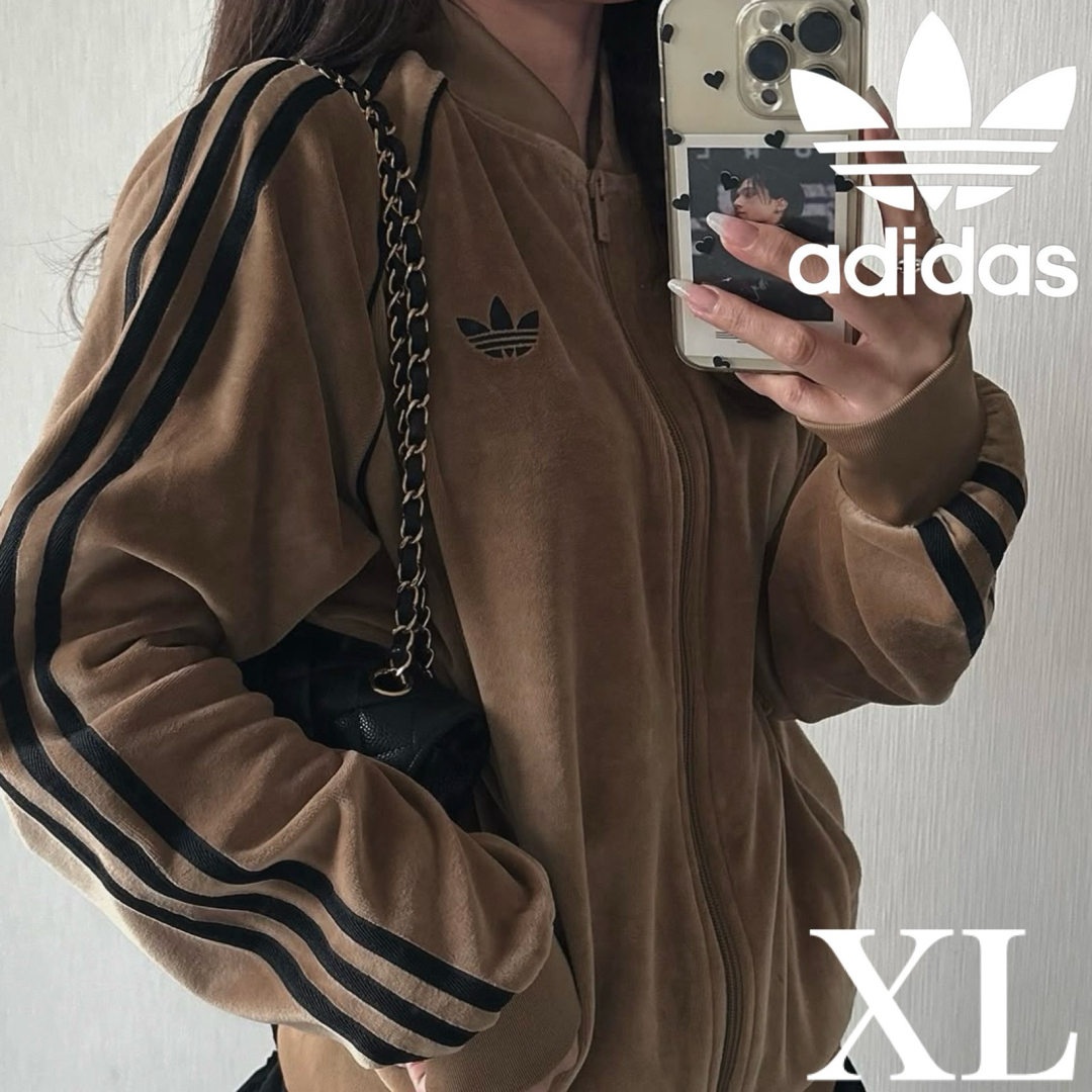 adidas Originals - 新品XL⭐️adidas アディカラー ブラウンベロア