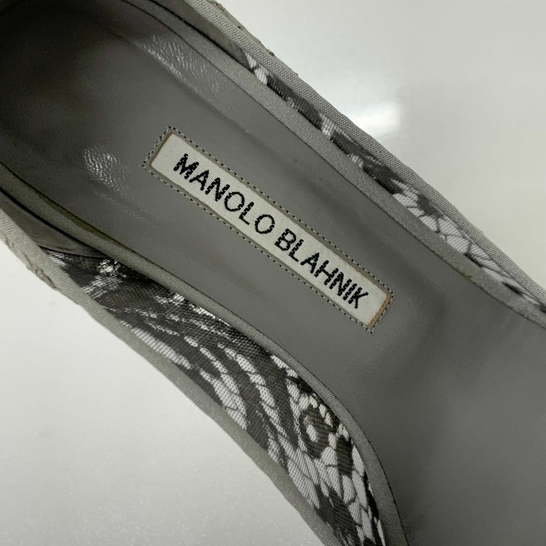 MANOLO BLAHNIK - M11242 マノロブラニク ハンギシ ビジュー レース