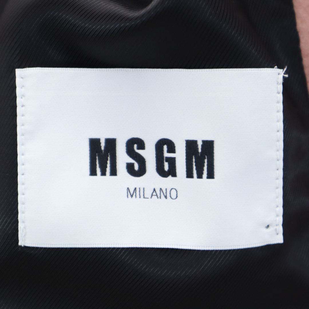 MSGM - 古着 MSGM エムエスジーエム イタリア製 チェスターコート 40