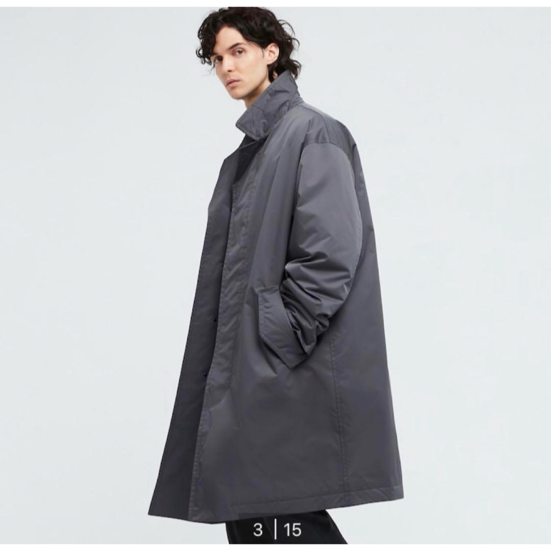 UNIQLO - +J パデットオーバーサイズステンカラーコートの通販 by