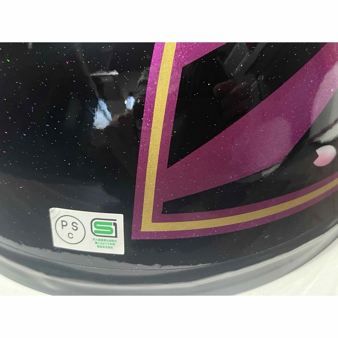 紫 黒 富士日章 コルク半 ヘルメットの通販 by paint｜ラクマ