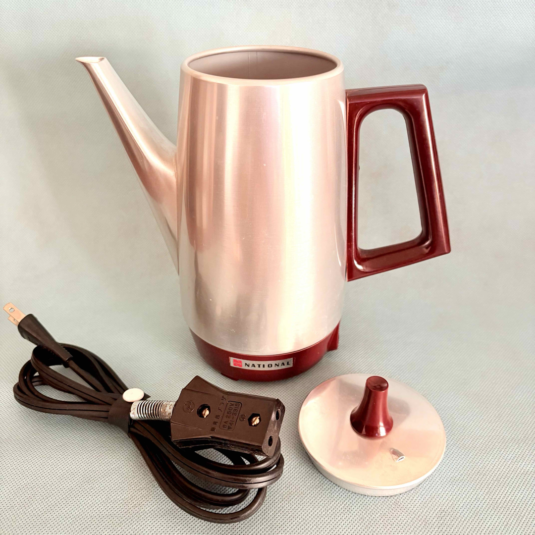 昭和の電気ポット【ナショナル】 National レトロ 家電 昭和 松下電器