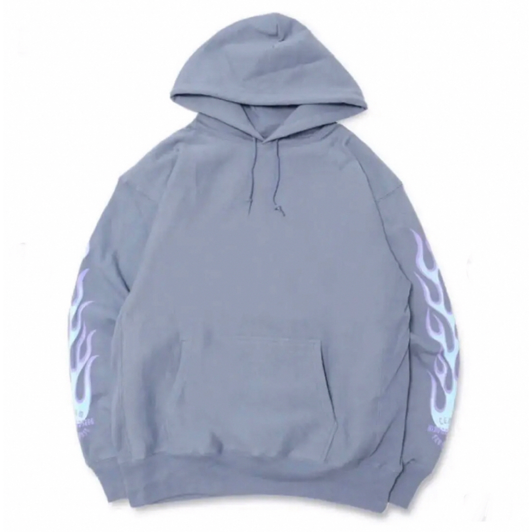 HIDE AND SEEK - XL サイズ HIDE AND SEEK FLAME パーカー キムタクの