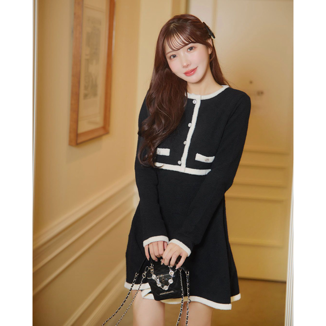 michellMacaron - 新品タグ付き ミシェルマカロン バイカラーニット