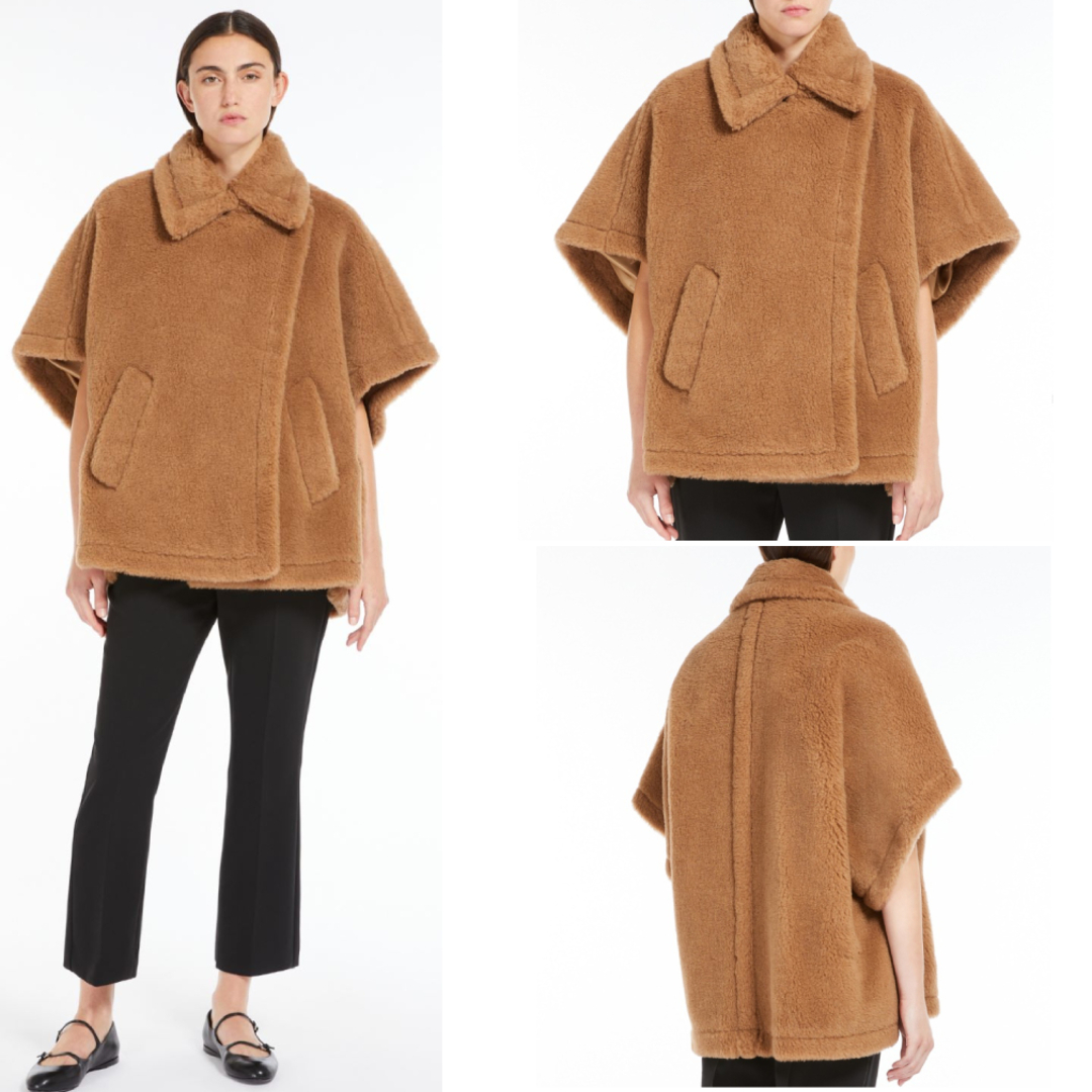 Max Mara - 新品マックスマーラMaxMaraテディベアケープ テべ ポンチョ