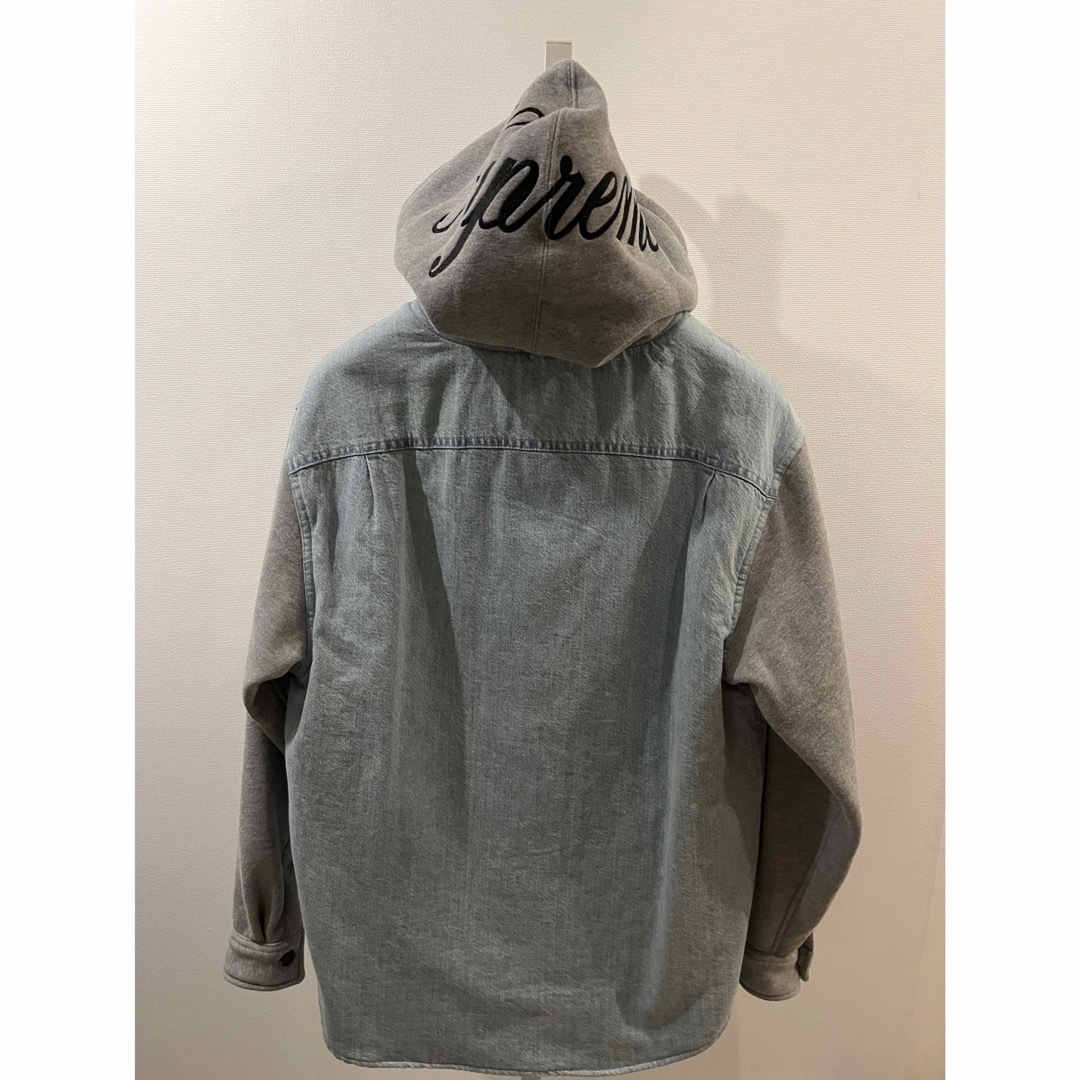 Supreme - シュプリーム22FW Fleece Hooded Denim Shirt M新品の通販