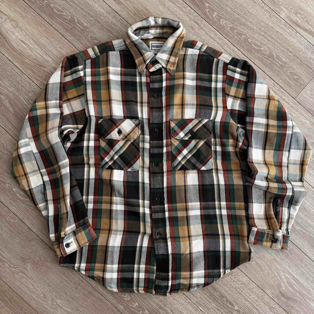 FIVE BROTHER - FIVE BROTHER ファイブブラザー ネルシャツ 80s