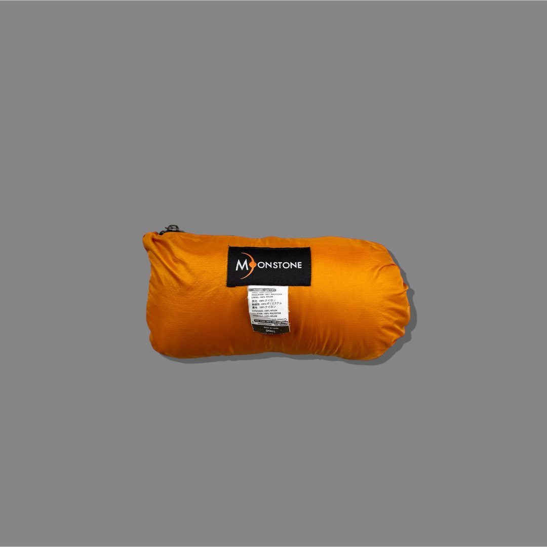 MOON STONE - 90s MOONSTONE パッカブルリバーシブルハーフジップパフ