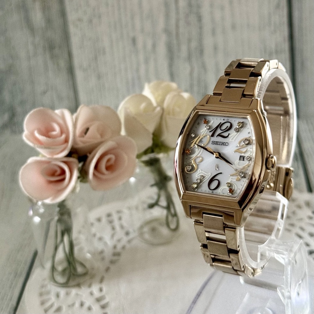 SEIKO - 【限定】SEIKO ルキア 1B22-0BB0 電波ソーラー トノー型の通販