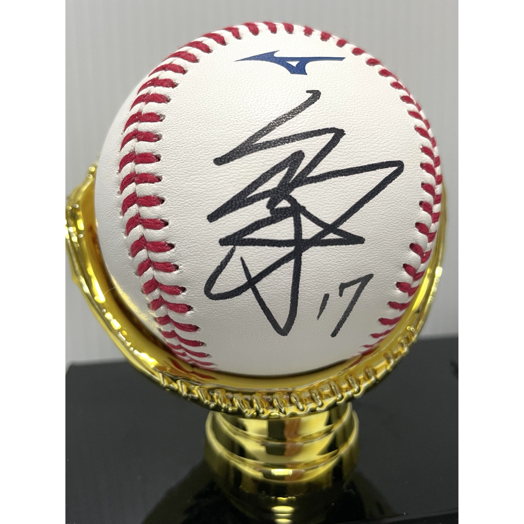 千葉ロッテマリーンズ - 希少 佐々木朗希 直筆旧サインボール&BBM