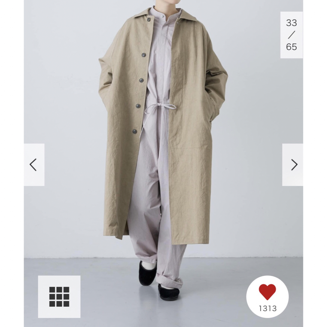 かぐれ - 新品タグ付◉ サイズ②かぐれ コットンステンカラーコート