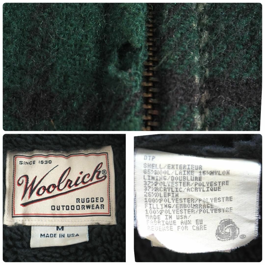WOOLRICH - ウールリッチ USA製 ウールジャケット 裏ボア チェック柄