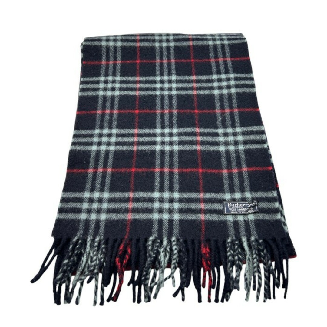 BURBERRY - BURBERRYS バーバリーズ チェック柄 マフラー ネイビー