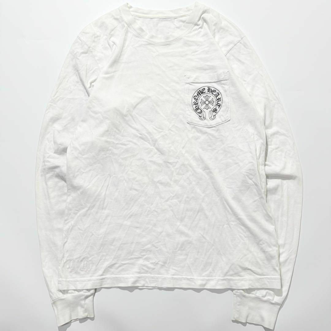 Chrome Hearts - CHROME HEARTS ロンT ホワイト ホースシュー