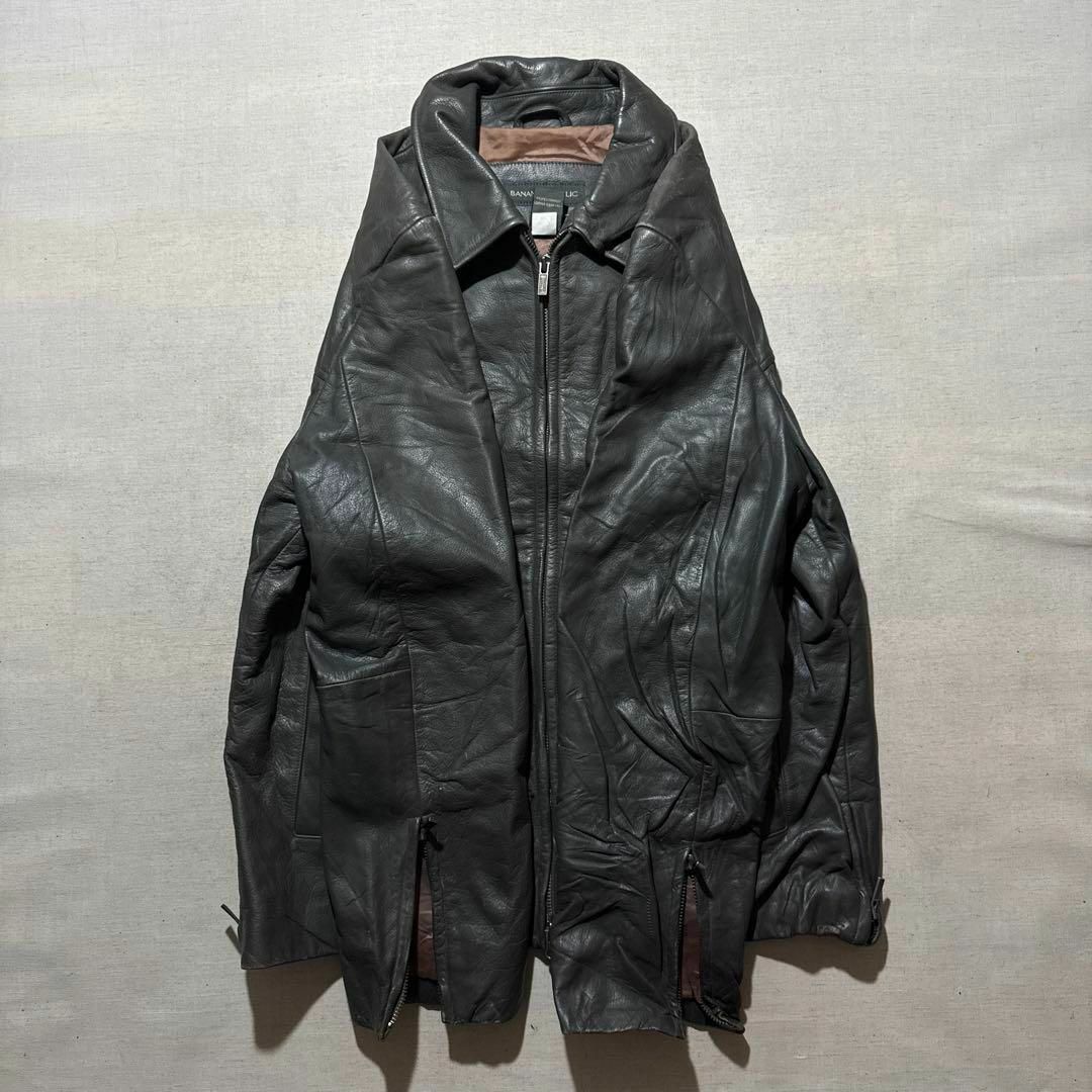 Banana Republic - 00s バナナリパブリック カウ レザー 牛革 本革
