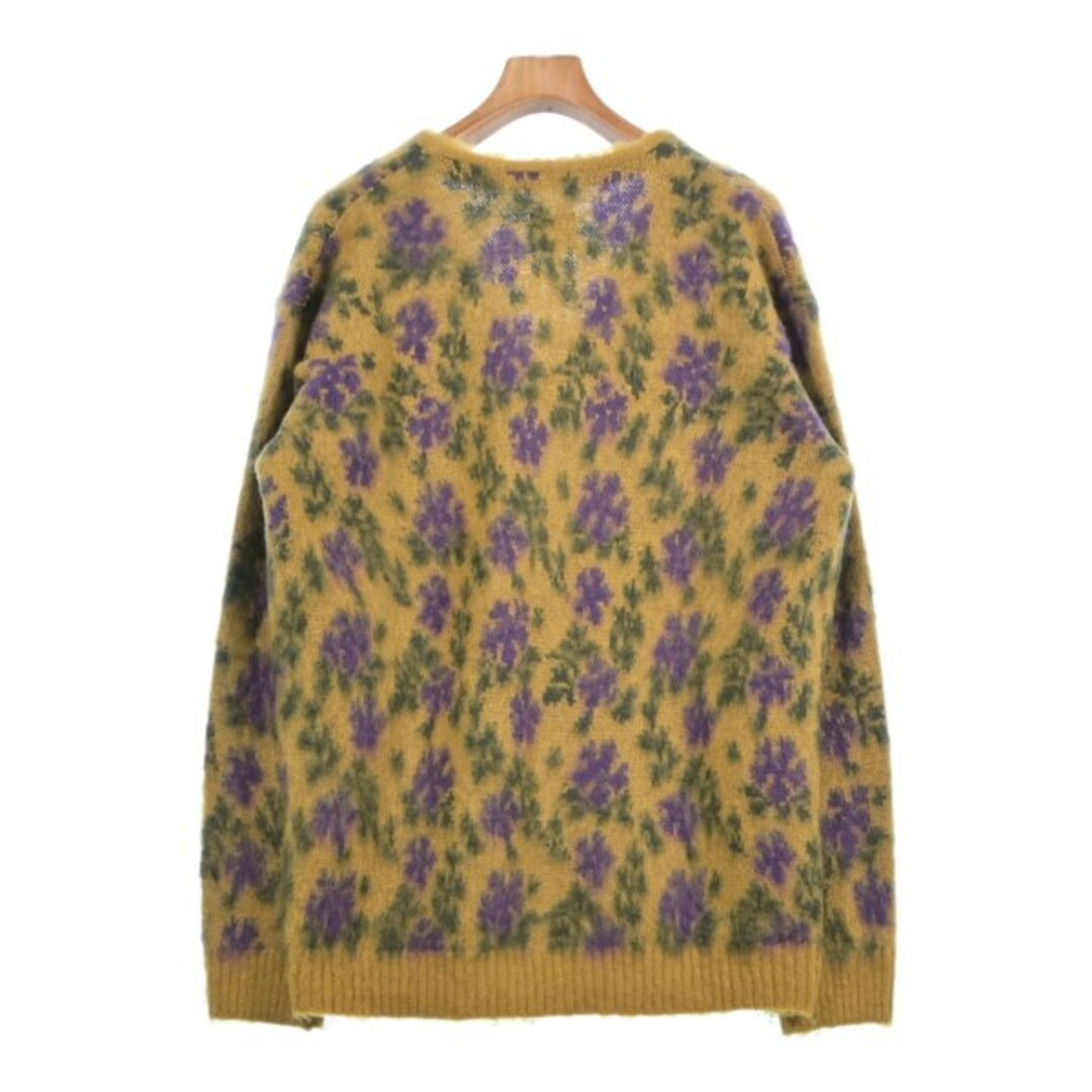 Needles - Needles ニードルス カーディガン L 黄x紫x緑(花柄) 【古着