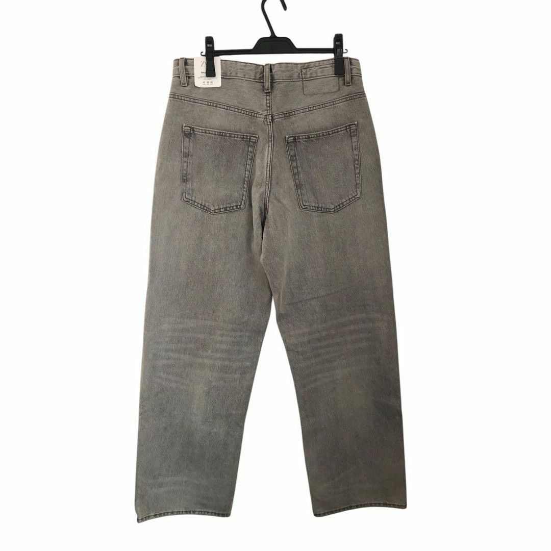 ZARA - ☆新品 ZARA BAGGY FIT バギーデニム ブラックグレー JP32の