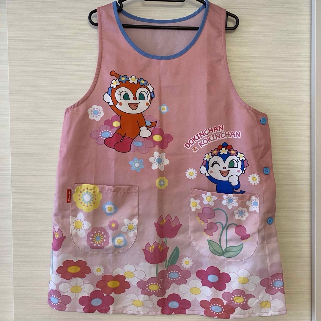アンパンマン - 花かんむり ドキンちゃん コキンちゃん エプロンの通販
