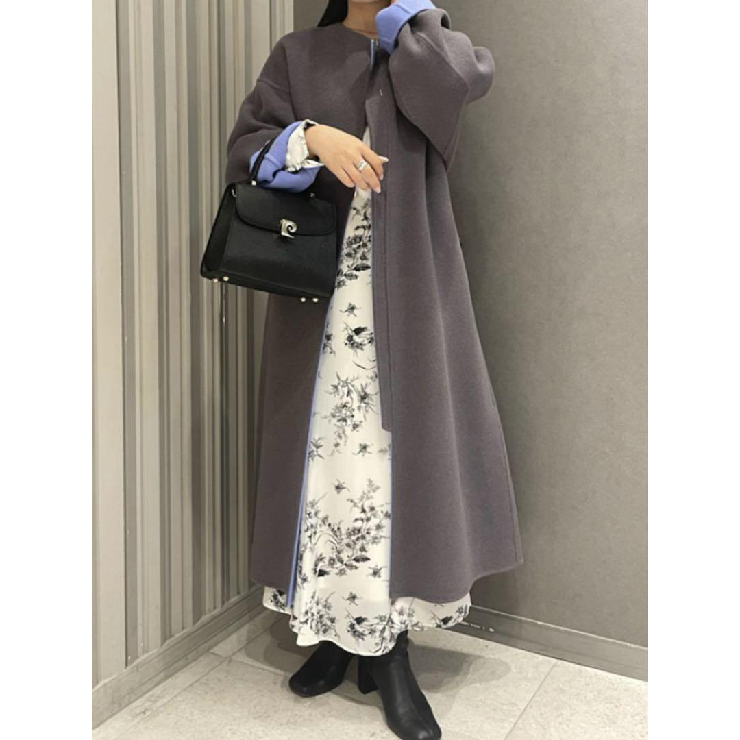 FRAY I.D - 【FRAY I.D】カシミヤ混BALLIリバーコートの通販 by m's