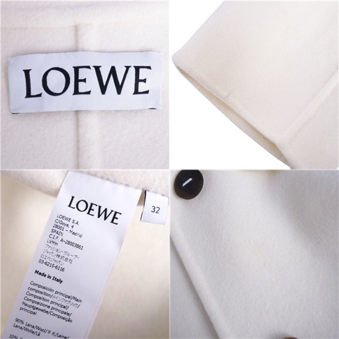LOEWE - 美品 ロエベ LOEWE コート ベルト付き ロングコート ダブル