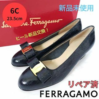 Salvatore Ferragamo（ハイヒール/パンプス ・ ブルー・ネイビー/青色