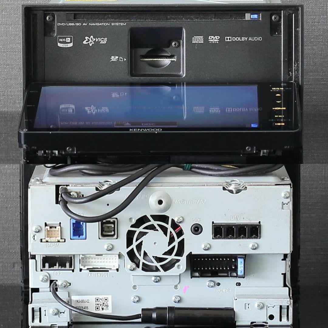 KENWOOD - 地図2024年春彩速ナビ上位モデル MDV-Z704W フルセグ