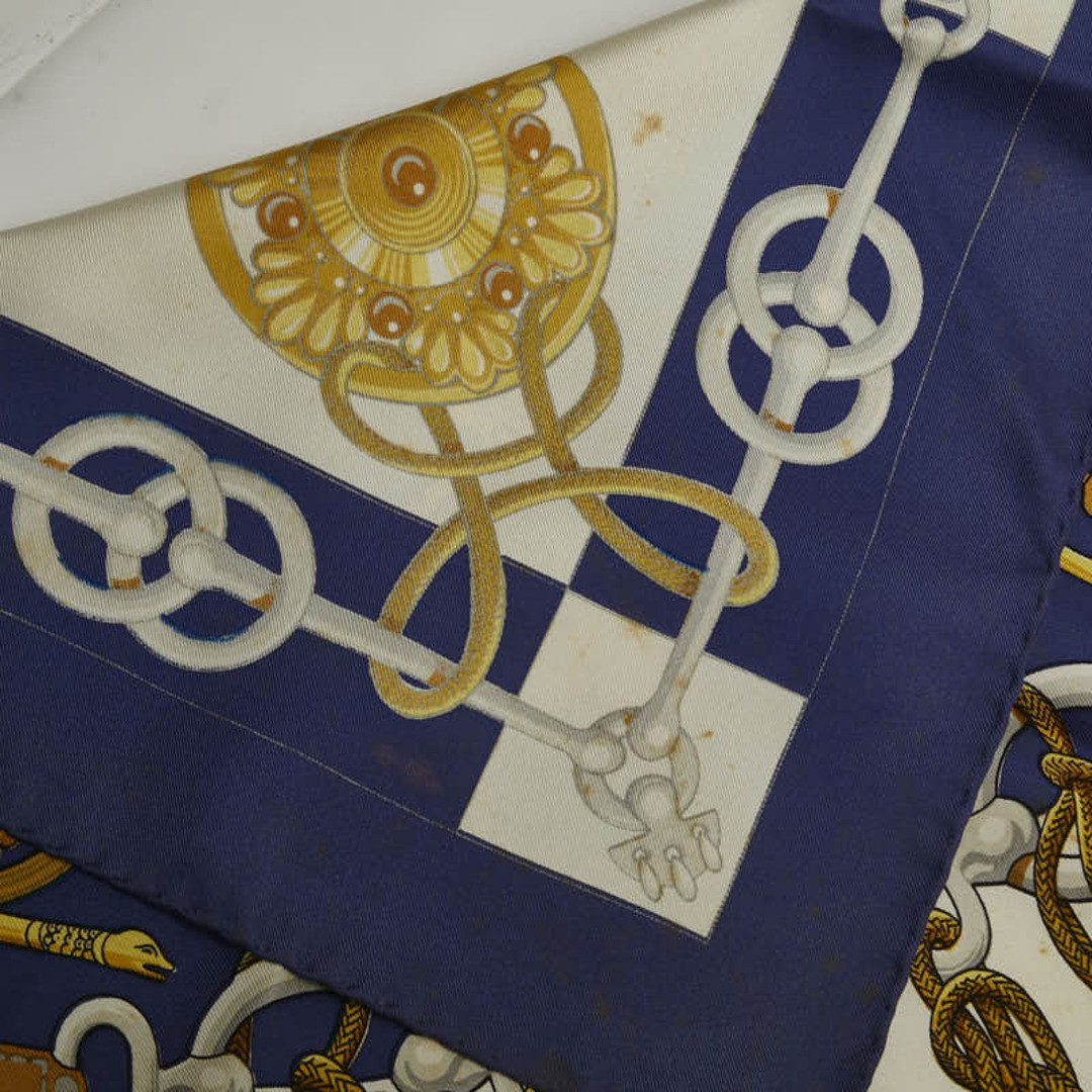 HERMES - エルメス カレ90 Cliquetis カチカチ 剣柄 スカーフ シルク