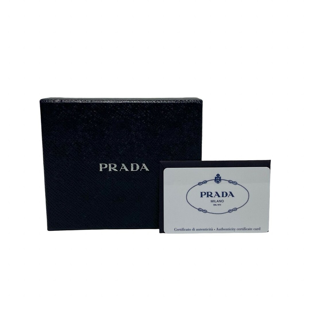 ✨未使用に近い・箱保証書付き✨PRADA マネークリップサフィアーノロゴ