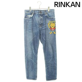 GUCCI - グッチ 697047 XDB09 刺繍デザインウォッシュド加工デニム